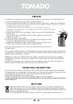 Preview for 15 page of tomado TJC4002S Instruction Manual