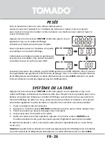 Preview for 26 page of tomado TKS0101B Instruction Manual