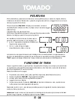 Preview for 38 page of tomado TKS0101B Instruction Manual