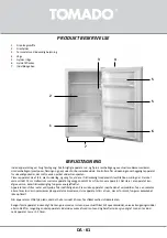 Предварительный просмотр 61 страницы tomado TLT4701W Instruction Manual