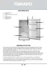 Предварительный просмотр 70 страницы tomado TLT4701W Instruction Manual