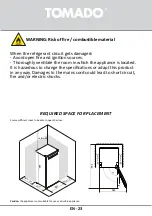 Предварительный просмотр 23 страницы tomado TLT4801B Instruction Manual