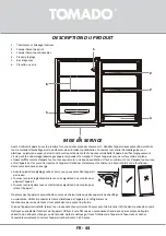 Предварительный просмотр 44 страницы tomado TLT4801B Instruction Manual