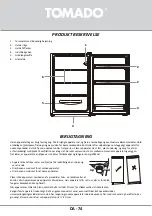 Предварительный просмотр 74 страницы tomado TLT4801B Instruction Manual