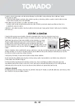 Preview for 97 page of tomado TLT4801S Instruction Manual