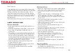 Preview for 15 page of tomado TM-1304 Instruction Manual