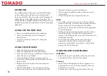 Preview for 18 page of tomado TM-1357 Instruction Manual