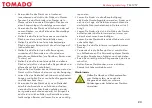 Preview for 23 page of tomado TM-1357 Instruction Manual