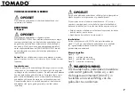 Preview for 7 page of tomado TM-1403 Instruction Manual