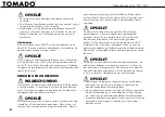 Preview for 8 page of tomado TM-1403 Instruction Manual