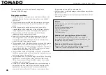 Preview for 26 page of tomado TM-1403 Instruction Manual