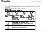 Preview for 27 page of tomado TM-1403 Instruction Manual