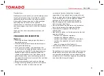 Предварительный просмотр 3 страницы tomado TM-1802 Instruction Manual