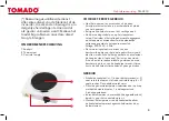 Предварительный просмотр 5 страницы tomado TM-2410 Instruction Manual