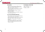 Preview for 6 page of tomado TM-2410 Instruction Manual