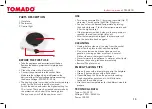 Предварительный просмотр 15 страницы tomado TM-2410 Instruction Manual