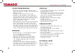 Предварительный просмотр 20 страницы tomado TM-2410 Instruction Manual