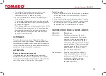 Preview for 21 page of tomado TM-2415 Instruction Manual