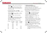 Preview for 26 page of tomado TM-2415 Instruction Manual