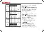 Preview for 29 page of tomado TM-2415 Instruction Manual