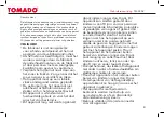 Preview for 3 page of tomado TM-2454 Instruction Manual