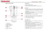 Preview for 9 page of tomado TM-2457 Instruction Manual