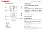 Preview for 26 page of tomado TM-2457 Instruction Manual