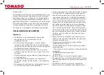 Предварительный просмотр 3 страницы tomado TM-2463 Instruction Manual