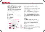 Предварительный просмотр 4 страницы tomado TM-2463 Instruction Manual