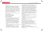 Предварительный просмотр 7 страницы tomado TM-2463 Instruction Manual