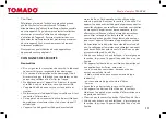 Предварительный просмотр 11 страницы tomado TM-2463 Instruction Manual