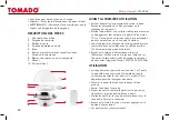 Предварительный просмотр 12 страницы tomado TM-2463 Instruction Manual