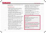 Предварительный просмотр 18 страницы tomado TM-2463 Instruction Manual