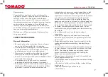 Предварительный просмотр 7 страницы tomado TM-2464 Instruction Manual