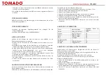 Preview for 39 page of tomado TM-5560 Instruction Manual