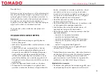 Preview for 3 page of tomado TM-6671 Instruction Manual