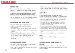 Preview for 20 page of tomado TM-6674 Instruction Manual