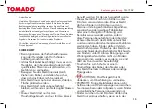 Preview for 15 page of tomado TM-7502 Instruction Manual