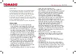 Preview for 3 page of tomado TM-7503 Instruction Manual