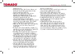 Preview for 4 page of tomado TM-7503 Instruction Manual