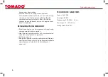 Preview for 6 page of tomado TM-7503 Instruction Manual