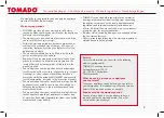 Preview for 7 page of tomado TM-7503 Instruction Manual