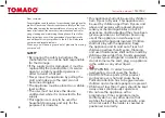 Preview for 8 page of tomado TM-7503 Instruction Manual