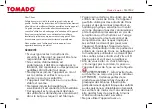 Preview for 12 page of tomado TM-7503 Instruction Manual