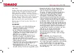 Preview for 16 page of tomado TM-7503 Instruction Manual