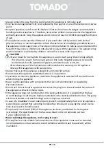 Предварительный просмотр 15 страницы tomado TMA1201W Instruction Manual