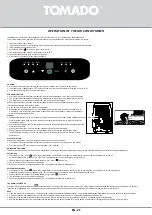 Preview for 21 page of tomado TMA1201W Instruction Manual