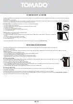 Предварительный просмотр 13 страницы tomado TMA7000B Instruction Manual