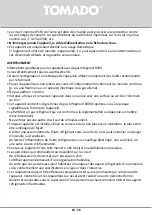 Предварительный просмотр 38 страницы tomado TMA7000B Instruction Manual