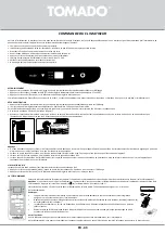 Предварительный просмотр 43 страницы tomado TMA7000B Instruction Manual